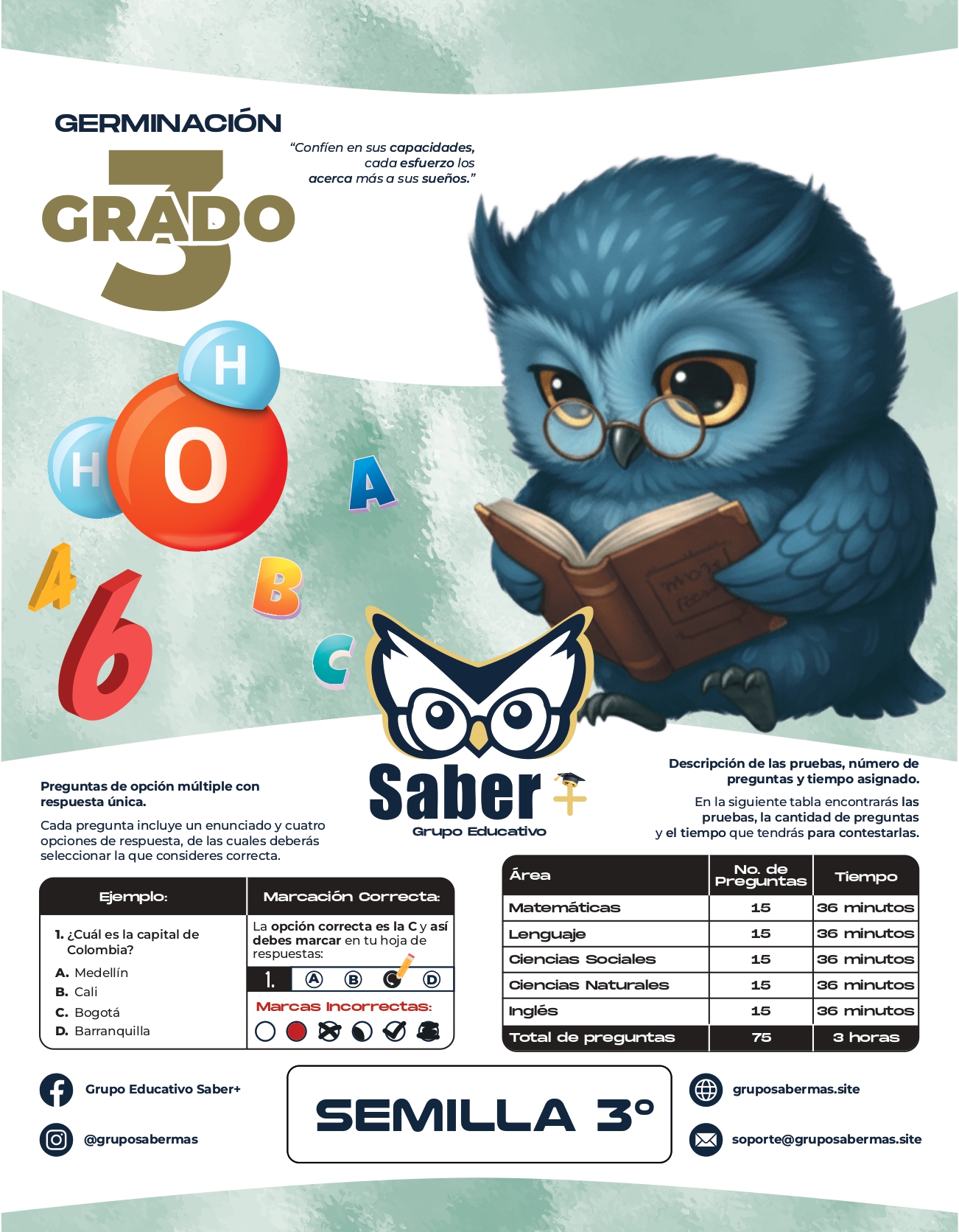 Prueba periódica Grado 3